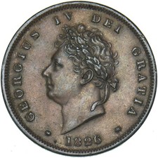 1826 Penny (Plain Saltire) -