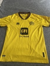 Sheffield United Errea Men’s Medium Football Shirt 2023/24 Away Yellow