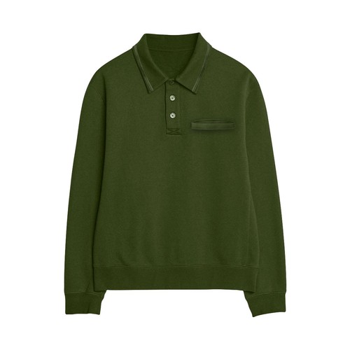 Mens long sleeve polo - mens,