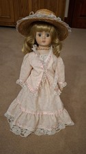 Vintage Porcelain Doll in