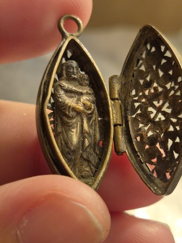 Rare antique french reliquary - antique,