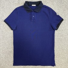 Moncler Polo Blue Size Small