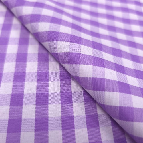 Lilac purple gingham - lilac,
