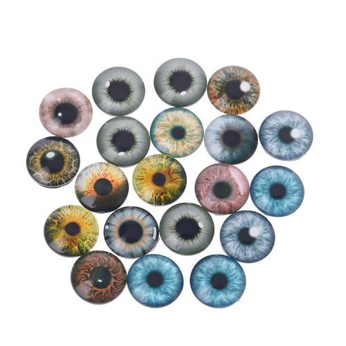 20pcs glass for doll eyes - for,