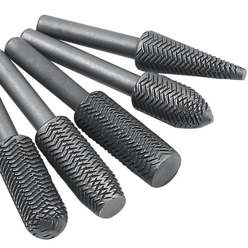 5pcs double cut rotary rasp - double,