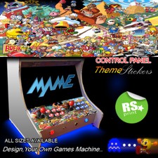 Multi Character Arcade Control Panel Artwork Stickers Graphics Stickers vinyl 
