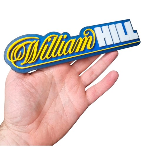 William hill sign - hill, printed