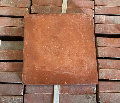 6x6 reclaimed red victorian - red,