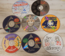 Collection of 8 Online Signup Disks 90s Collectibles TX7