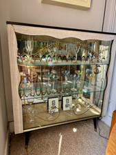Glass Cabinet 1950s 1960s