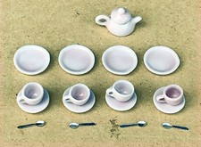 Dolls House Tea Set Pink