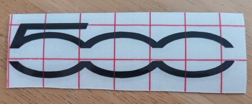 Fiat 500 decals - 4,