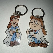 Tetley Tea Folk Key rings X 2