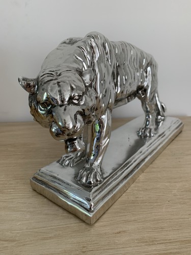 Decorative large silver chrome - large,