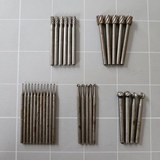 31 x HSS Micro Burr Rotary Tool Grinding Bits NOS