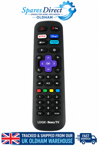 Roku remote control - tv, works