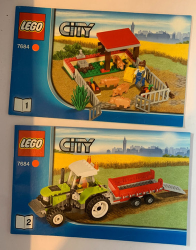 Lego 7684 pig farm tractor - farm,