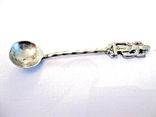 Indian silver mustard spoon