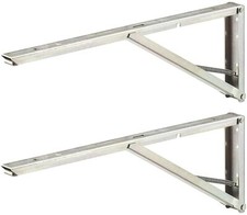 Sprung folding drop leaf table shelf worktop support bracket pack of pair Hafele