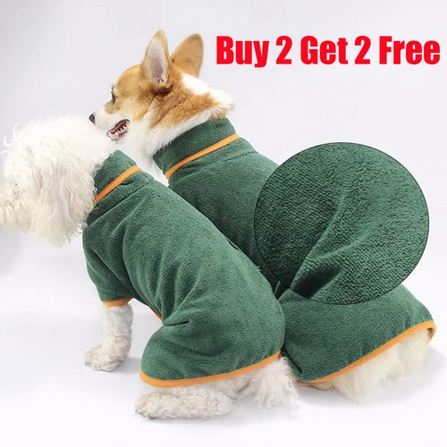 Dog bathrobe pet towel - dog,