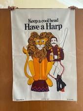 Vintage Harp Lager Glass Cloth
