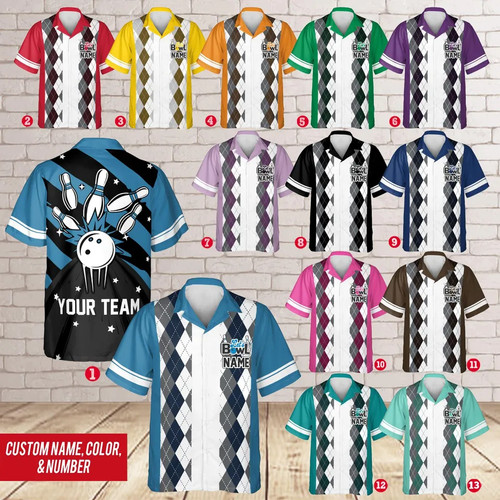 Personalized vintage bowling - personalized,