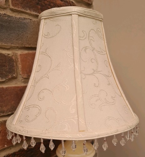 Vintage cream lamp shade - vintage,