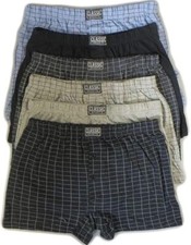 Mens Printed Cotton Check