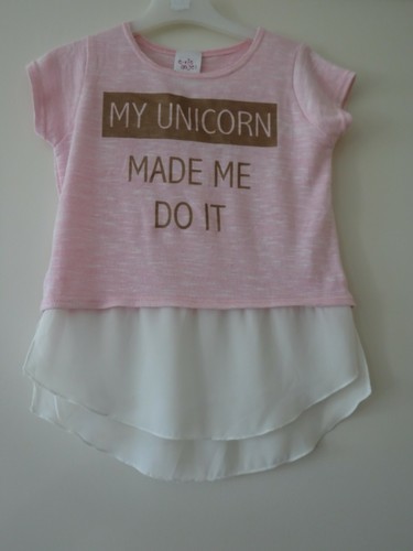Girl top years unicorn - top,