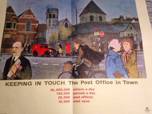 Gpo royal mail poster large - mail,