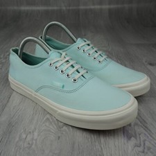 Men’s Vans Off The Wall Light Baby Blue Low Top Canvas Trainers Sneakers UK 8