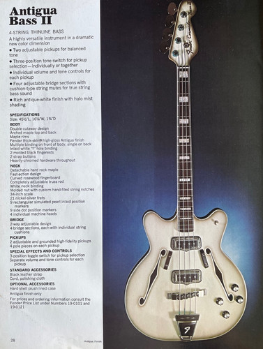 Original 1970 fender antigua - original, 1970's