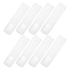  8pcs Tv Remote Cover: Clear Silicone Remote Controller Protective Cover -