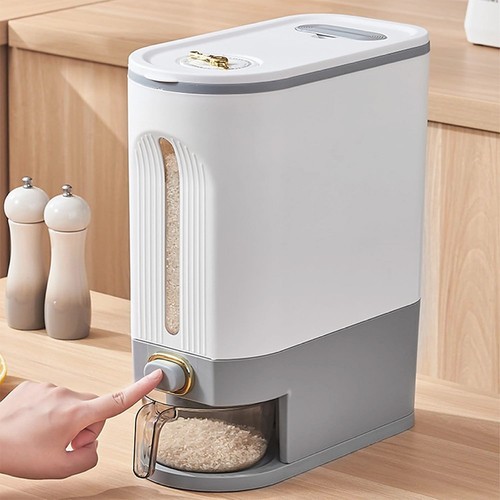 10kg dry food dispenser rice - dispenser,