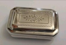 Georgian Silver Snuff Box 1818