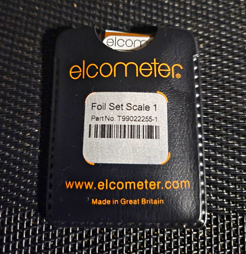 Elcometer foil set scale - elcometer,