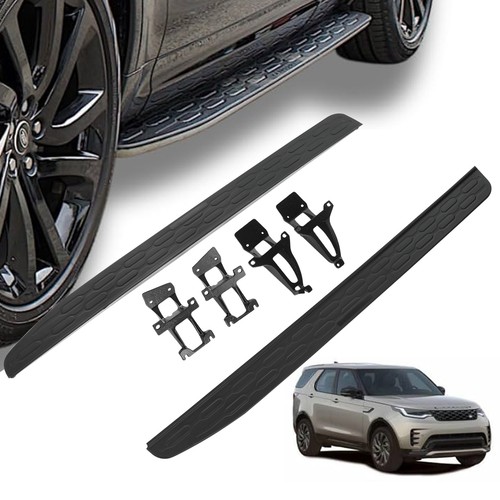 Black silver side steps - black,