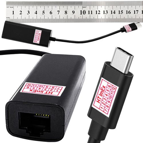 Black usb rj45 - black,