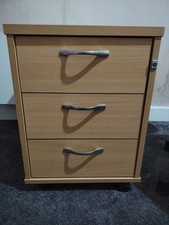 3 Draw Wooden Under The Desk