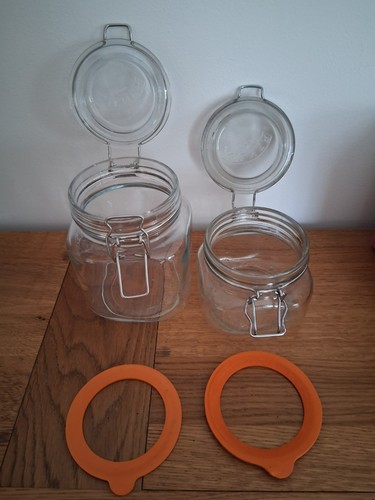Kilner jar with clip - jar,