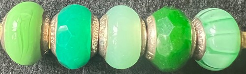 Lovelinks silver core green - 5,