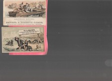 2 Plain Back XL American Tobacco Cards