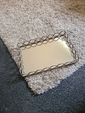 Silver Mirror Tray