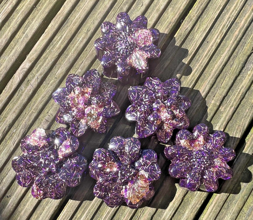 Amethyst orgone tower - amethyst,