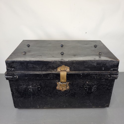 Antique metal deed - metal, with