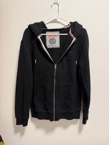 Superdry mens black full - mens, zip