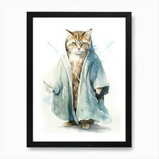 Norwegian Forest Cat As A Jedi