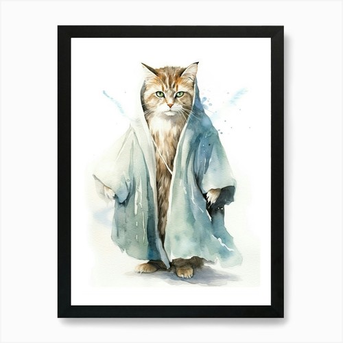 Norwegian forest cat jedi - forest, a