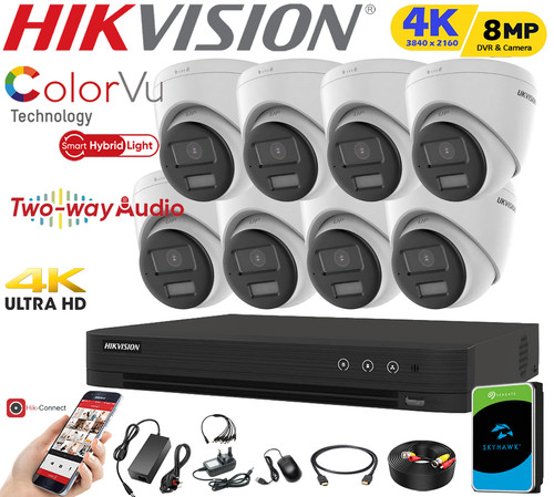 Hikvision 8mp colorvu cctv - hikvision,