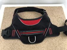Lazy Bones Dog Harness Black Red Size Mini